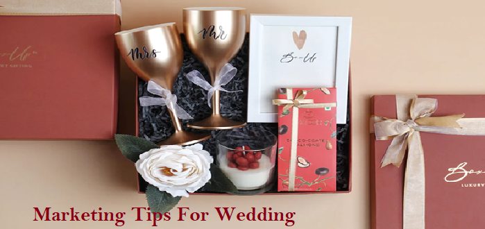 Marketing tips for wedding gift buyers